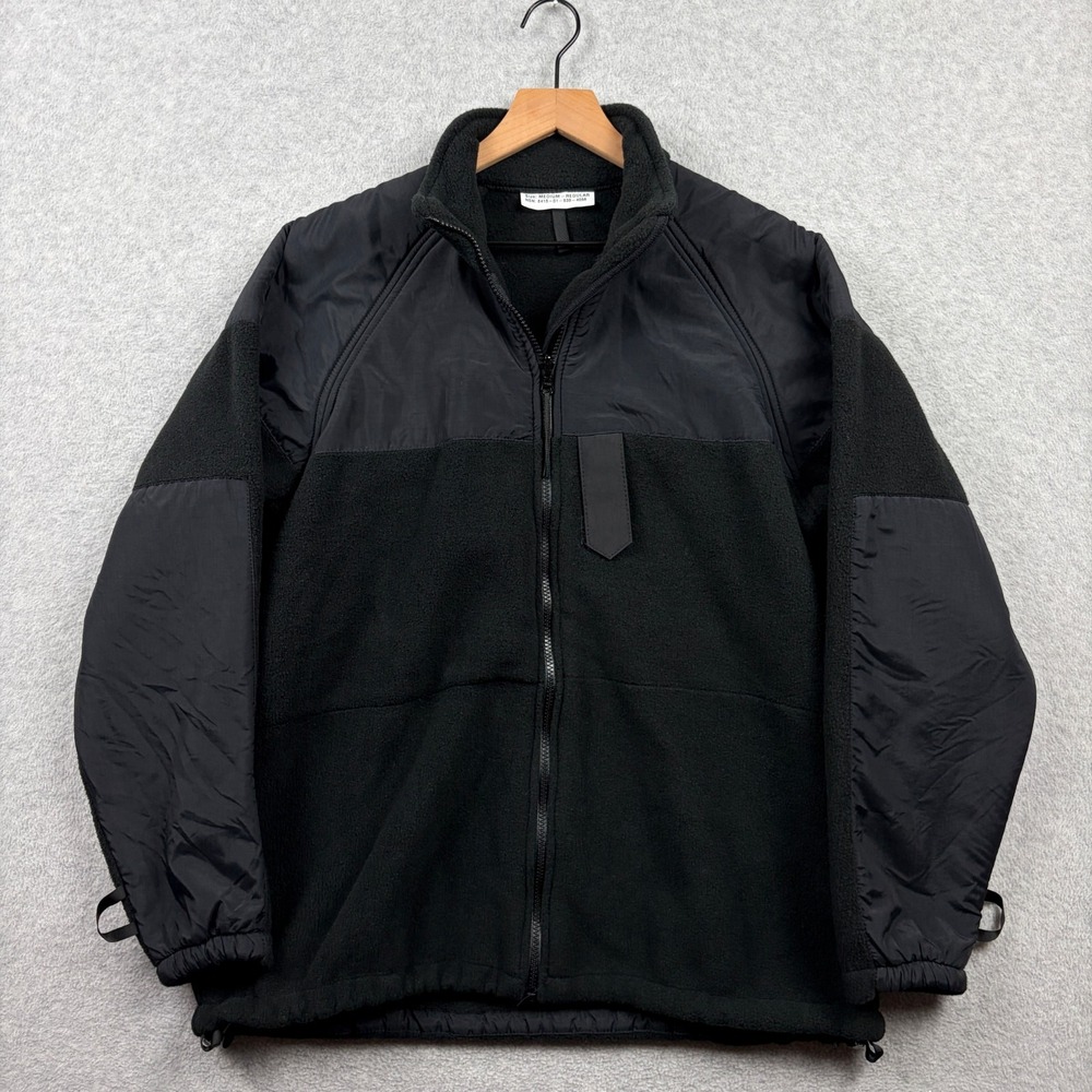 US Navy Jacket Mens Medium Fleece Parka Liner Military Cold Denali Full Zip